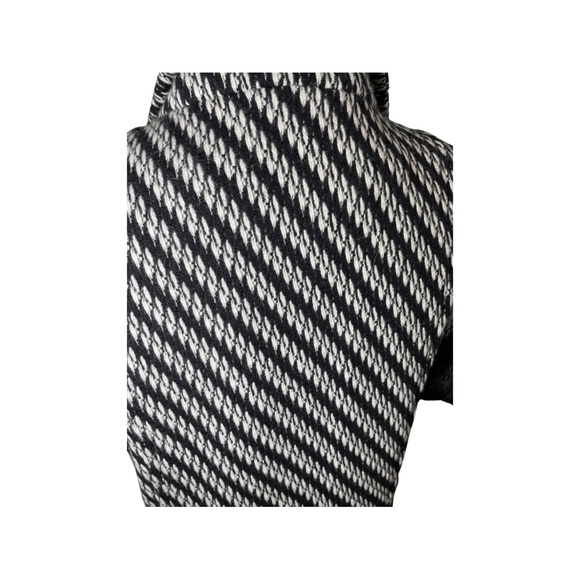 Wool Tweed Short Sleeve Jacket w/ Fox Cuffs - Picture 7 of 9